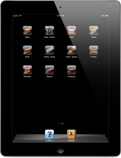 iPad Portrait mode: Screenshots